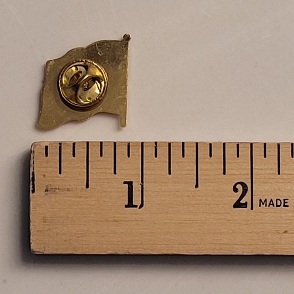 USA FLAG Vintage Enamel Pin - Picture 6 of 8